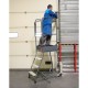 830*6975 - Plateforme de travail 4 marches alu 150 kg