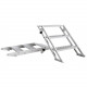B-1-00033 Echelle réglable 3 marches 250 kg - hauteur de 285 à 655 mm et largeur de 730 mm