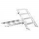 B-1-00327 Echelle réglable 4 marches 250 kg - hauteur de 370 à 855 mm et largeur de 730 mm