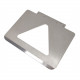 B-1-00166 Grande bavette pour diables électriques DMEG et DCE 200 kg - dimensions 476x340 mm