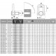 Anneau de levage mâle à double articulation CODIPRO DSS UP - Filetage métrique M24 à M100