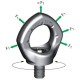 Anneau de levage rotatif RUD INOX-STAR - Filetage ISO M8 à M24