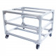 B-1-00003 Châssis roulant 3 plateaux pour diables DMEG et DCE - dimensions 400x554x79 mm