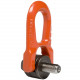 Anneau de levage mâle à double articulation CODIPRO DSR UP UNC - Filetage UNC 5/16'-18 à UNC 1' 1/4-7