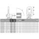 Anneau de levage mâle à double articulation CODIPRO DSR UP UNC - Filetage UNC 5/16'-18 à UNC 1' 1/4-7