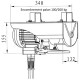 Encombrement palan 100/200 kg