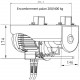 Encombrement palan 200/400 kg