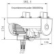 Encombrement palan 300/600 kg