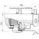 Encombrement palan 500/950 kg