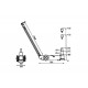 Cric hydropneumatique 25 / 10 T - H mini 180, maxi 375 mm