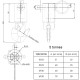 Caractéristiques techniques Crochet CRF - 5 tonnes