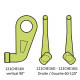 Crochet de conteneurs CH16 grade 100 - Capacité 16 t unitaire, 32 t - 55 t par 4