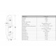 Dynamomètre électronique TLL pour le remorquage avec liaison par bluetooth - Capacité 25 t