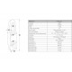 Dynamomètre électronique TLL pour le remorquage avec liaison par bluetooth - Capacité 25 t