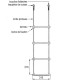 Echelle en corde polyamide Ø 10,5 mm (barreaux aluminium) - Longueurs 5 m à 25 m