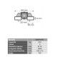 Éperon EPG500F enfourchable - Capacité  0,5 t