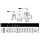 Extracteurs hydrauliques - Capacité 6 t à 11 t 