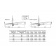FBTS & FBTV - Pont de liaison en aluminium articulé pour grandes dénivellations FIXE ou COULISSANT dans un rail - Capacité 4000 kg