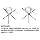 Pince d'ancrage en fil M31, M32 & M33 - Grande ouverture 80 mm, 105 mm et 140 mm