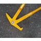Pince RIVAUX pour plaque de chambre métallique ou béton