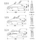 Treuil à câble passant à carter alu - Capacité 0t8, 1t6, 3t2 & 5t4