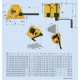 Treuil de levage à engrenages MANIBOX GR - Finition PEINTE ou GALVANISÉE - Capacité 0,3 t à 2,75 t