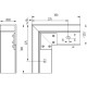 Angle pour profilé bas pose à plat - Modèle standard 