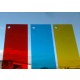 Lanières PVC COLOREES transparentes largeur 150 mm à 300 mm - Rouleaux de 50 m