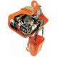 Palan électrique à chaîne ELEPHANT FAH (1 vitesse de levage) et FBH (2 vitesses de levage) Triphasé 380 Volts FIXE avec crochet de suspension - Capacité 0,5 t à 5 t