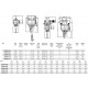 Palan électrique à chaîne RLK Triphasé 400 Volts FIXE à platine - Capacité 5 t à 12,5 t