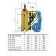 Pince de levage TCP pour palplanches - Capacité 2 t à 6 t