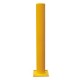 WF145 - Poteau de protection en tube rond diam. 120 mm, Hauteur 900 mm, Platine de 200x200 mm, Poids 27 kg