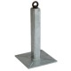 Potelet point d'ancrage galvanisé PTA hauteur 500 mm - Conforme EN 795-A