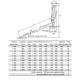 RRD - Rampe en aluminium PIVOTANTE et repliable en 2 parties pour fourgons & V.U.L. - Capacité 450 kg à 1000 kg - Longueur 1,80 m à 2,80 m