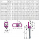 RUD VLBG PLUS Vario Anneau de levage articulé LONGUE VIS - Filetage ISO M8 à M48 