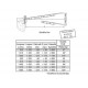 SKBS & SKBS-SL - Pont de liaison en aluminium articulé FIXE - Capacité 1750 kg à 4000 kg