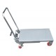 Table élévatrice manuelle Aluminium TLA - Capacité 100 kg 