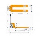 Transpalette manuel PRO CBG standard - Capacité 2500 kg