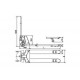 Transpalette manuel SDF25 standard - Capacité 2500 kg