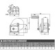 Treuil de halage TBHW auto freiné pour câble et sangle - Capacité 540 kg