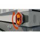Faire pivoter la plaque supérieure de 90° afin que le twist4lift soit correctement orienté