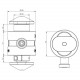 239TLH - Twistlock latéral pour connecter 2 x 10FT ou 2 x 20FT horizontalement les uns à côté des autres