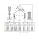 Grappin automatique GWR pour tuyaux béton - Capacité 1,5 t à 12 t